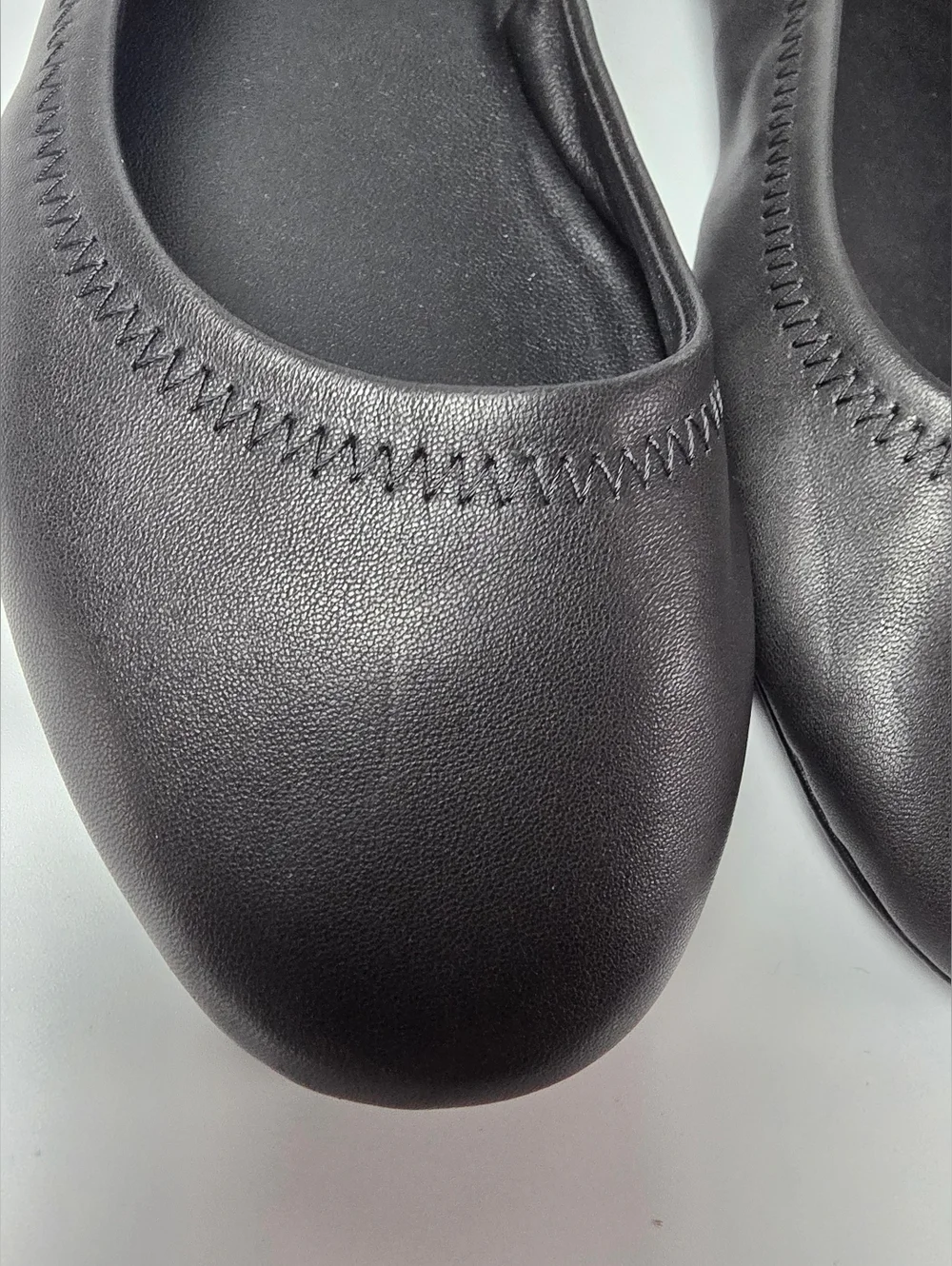 Quince Italian Leather On-The-Go Black Ballet Flat Woman's Size 10 - Picture 13 of 13